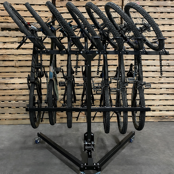 Hitch Bike Rack Trolley