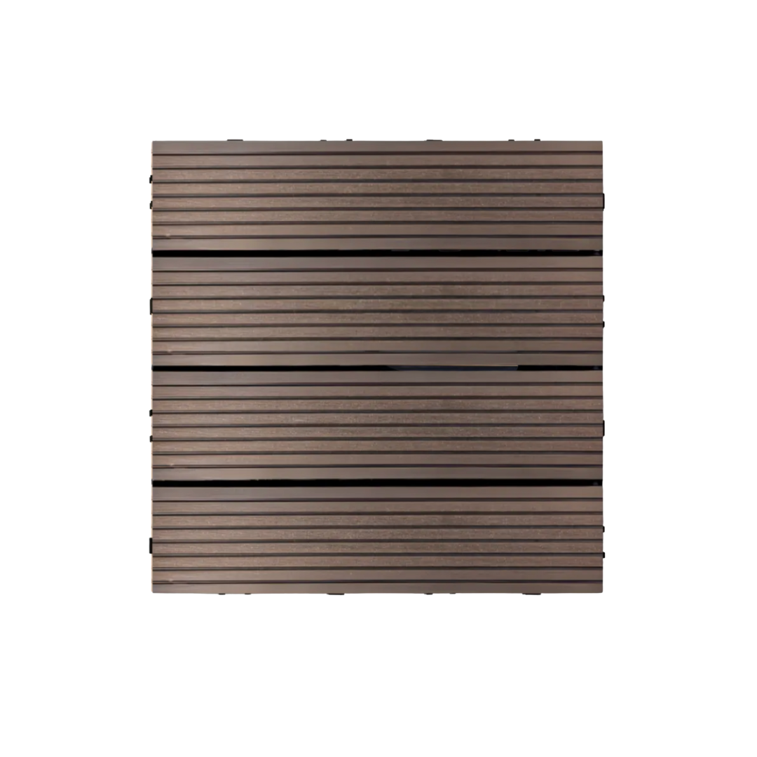 DeckTile Garage Floor Tile - Cedar Brown