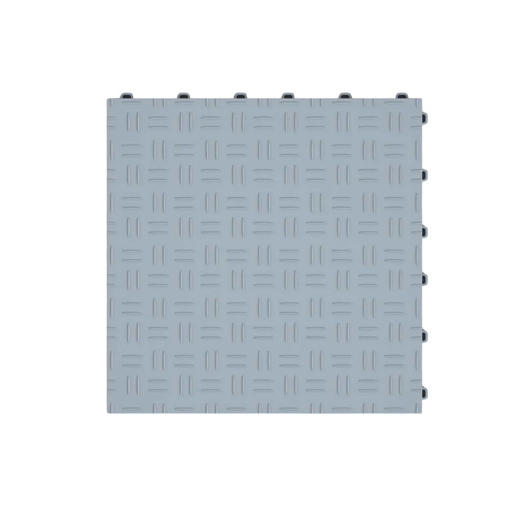 DiamondTile Garage Floor Tile - Steel Grey