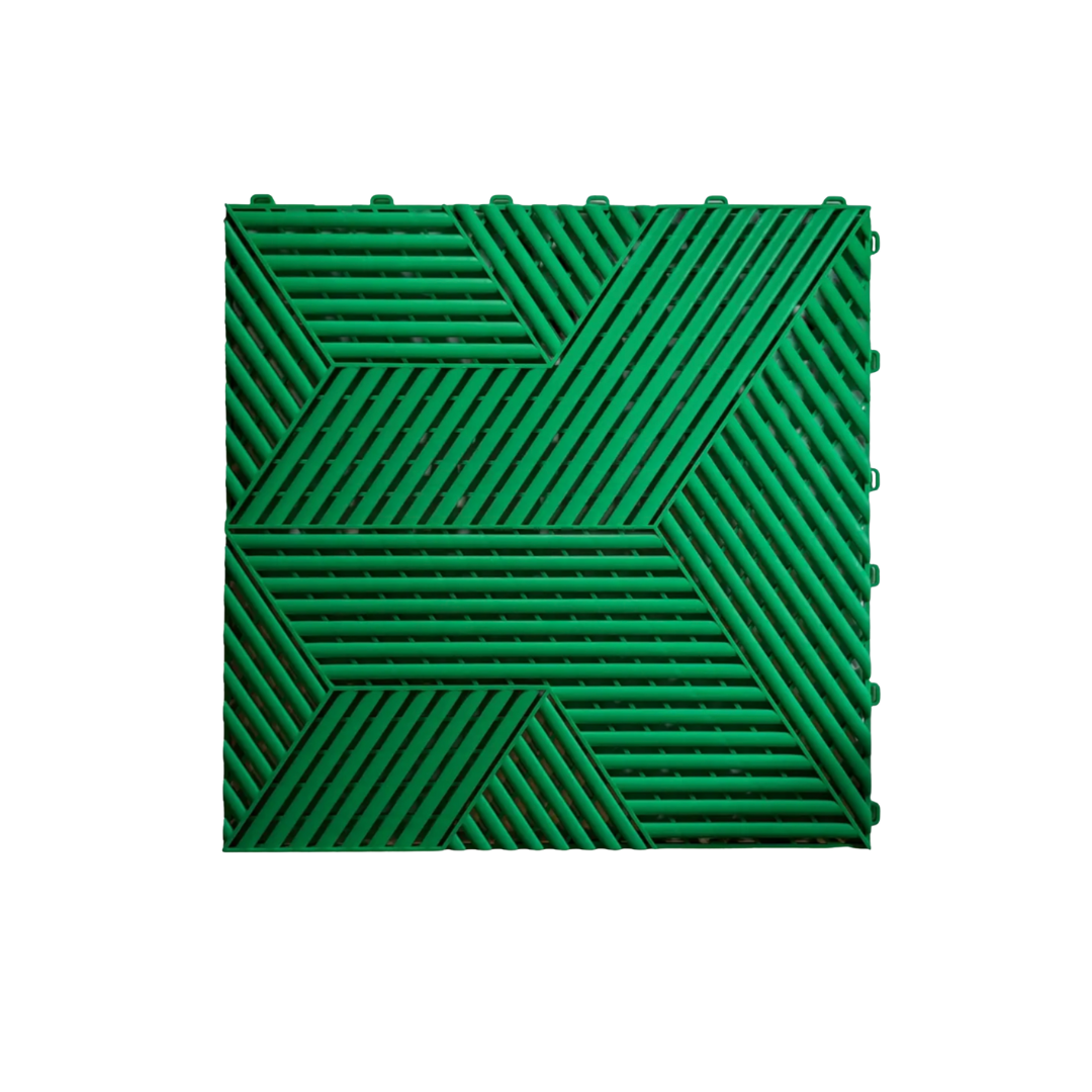 SquaredTile Garage Floor Tile - Emerald Green