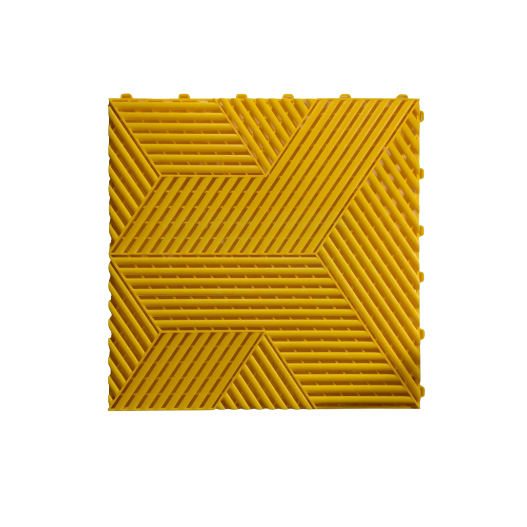 SquaredTile Garage Floor Tile - Blazing Yellow
