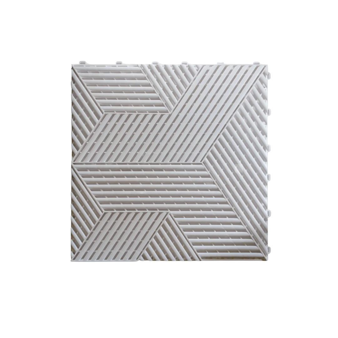 SquaredTile Garage Floor Tile - Arctic White
