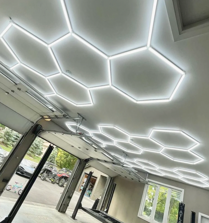 Hexagon Lighting 8 Grid Long System - Regular