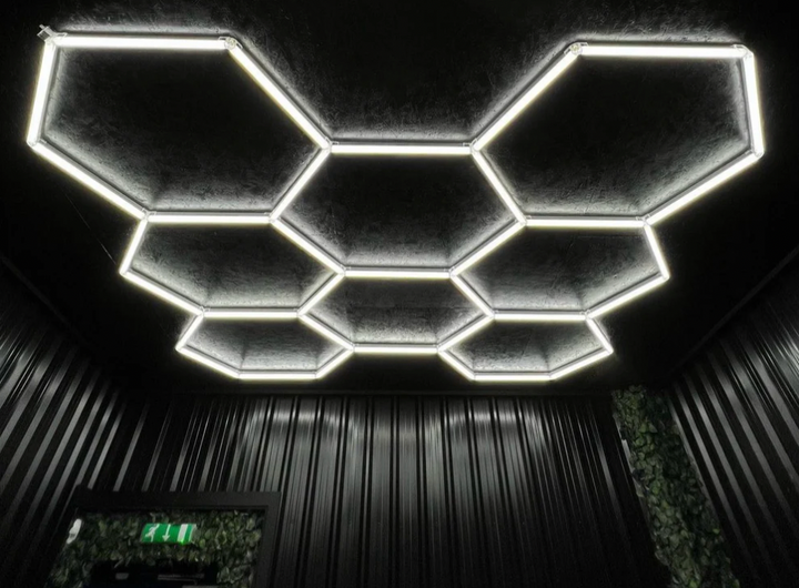 Hexagon Lighting 8 Grid System - Large