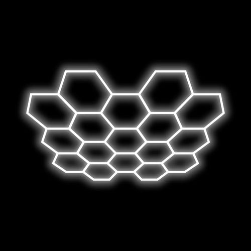 Hexagon Lighting 17 Grid System - Regular