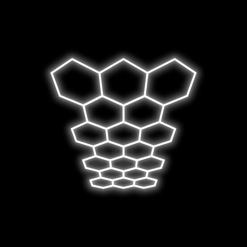 Hexagon Lighting 18 Grid System - Regular