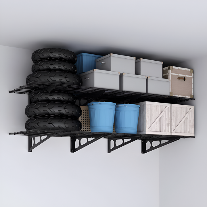 Wall Mounted Garage Shelving - Large