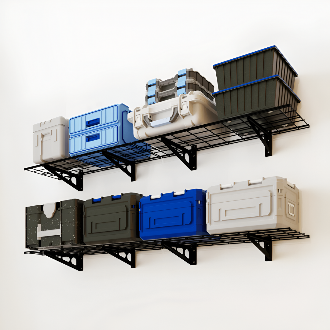 Wall Mounted Garage Shelving - Large