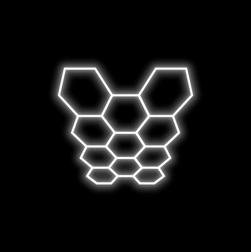 Hexagon Lighting 11 Grid System - Regular