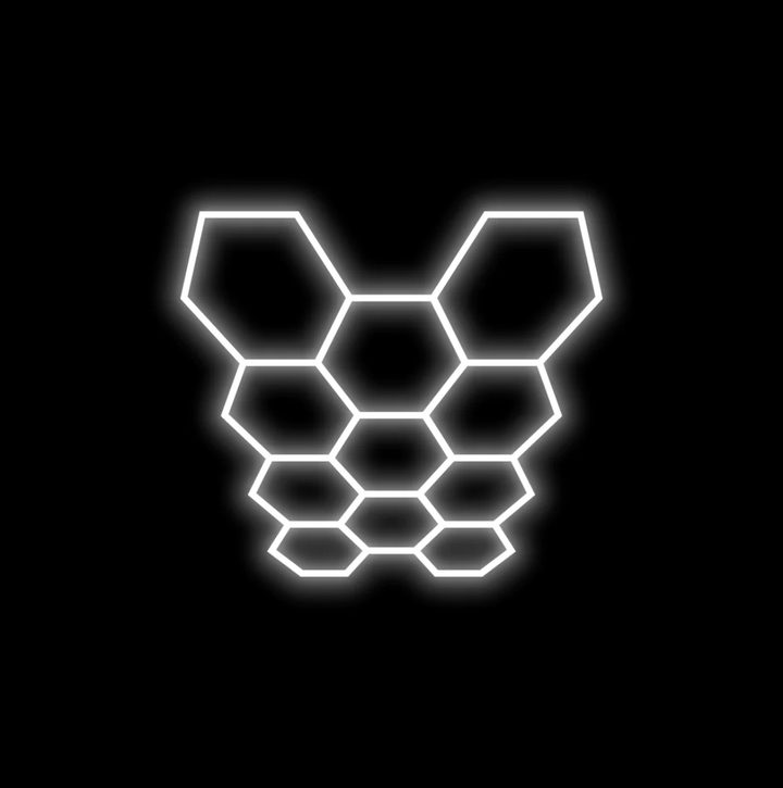 Hexagon Lighting 11 Grid System - Regular