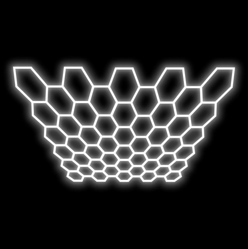 Hexagon Lighting 50 Grid System - Regular